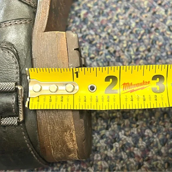 Black Belstaff Beddingham short leather boot. GREAT CONDITION!!Sz 37 EU=US 6 1/2 - Picture 13 of 13